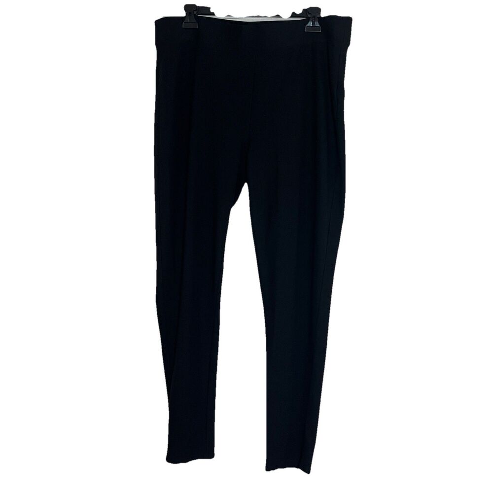 Kay Unger New York Pants Women’s Plus 3X Black Pull On Slimming Stretch Skinny